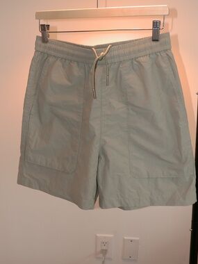 ZARA Swim Shorts – Light Sage Green – Size S